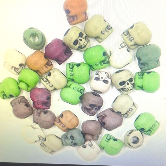Camouflage Skull Bead Bracelet 20 - Picture 1 of 1